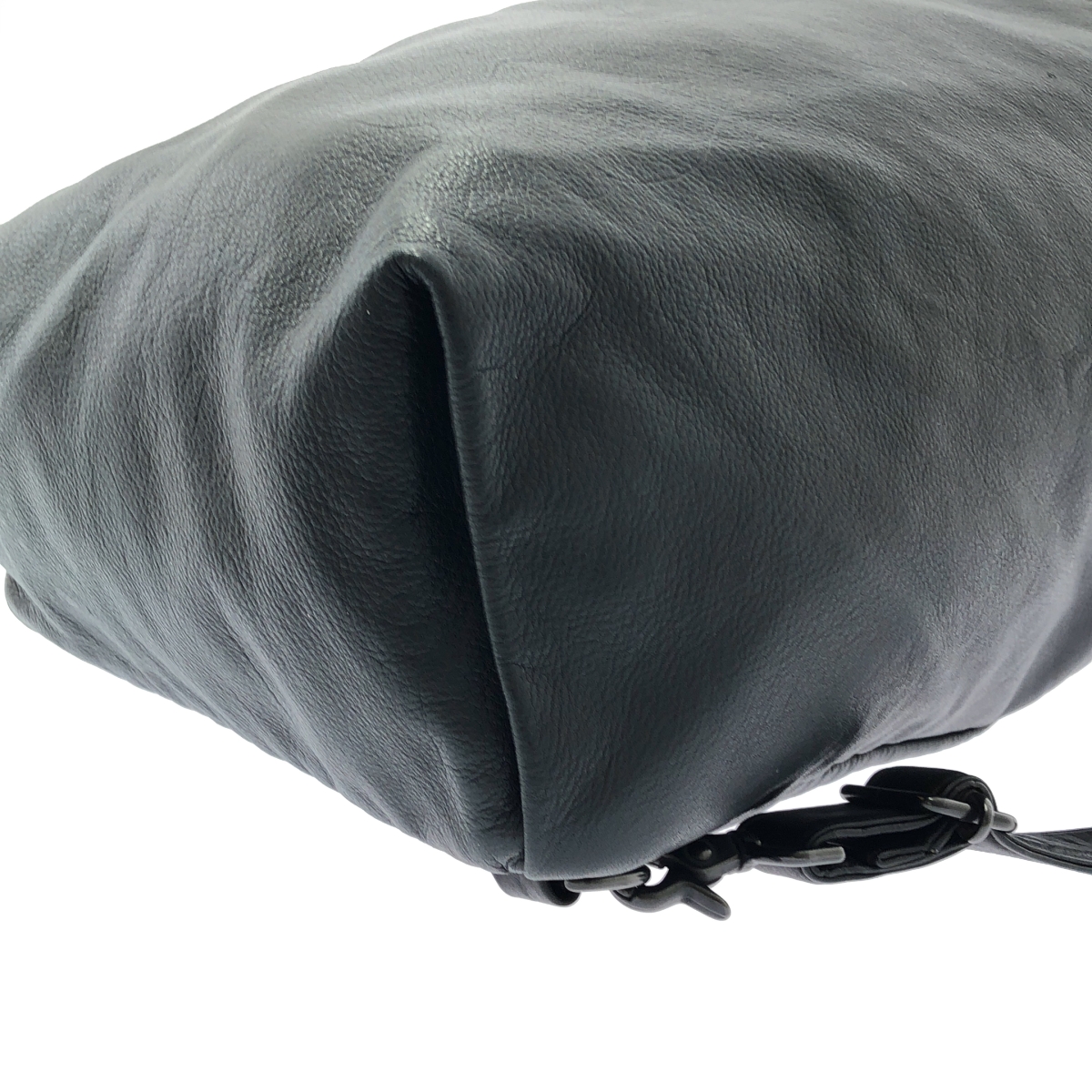 YOHJI YAMAMOTO POUR HOMME / ヨウジヤマモトプールオム LEATHER TRIANGLE BAG レザー トライアングル ワンショルダー バッグ