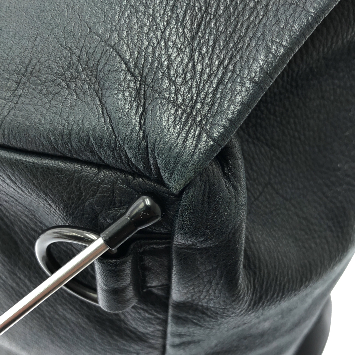 YOHJI YAMAMOTO POUR HOMME / ヨウジヤマモトプールオム LEATHER TRIANGLE BAG レザー トライアングル ワンショルダー バッグ