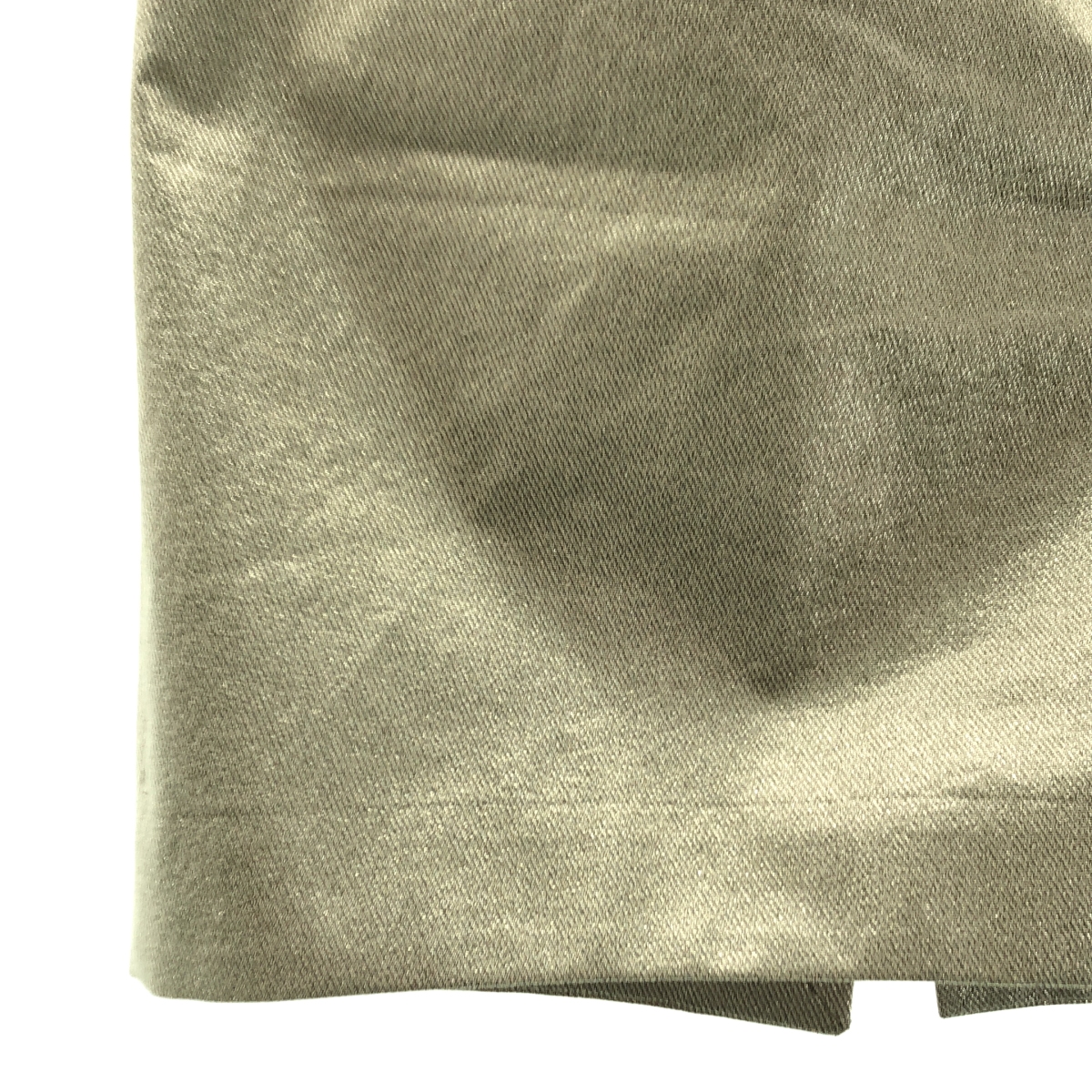 BLAMINK / ブラミンク ラメ ギャザー バック スリット スカート