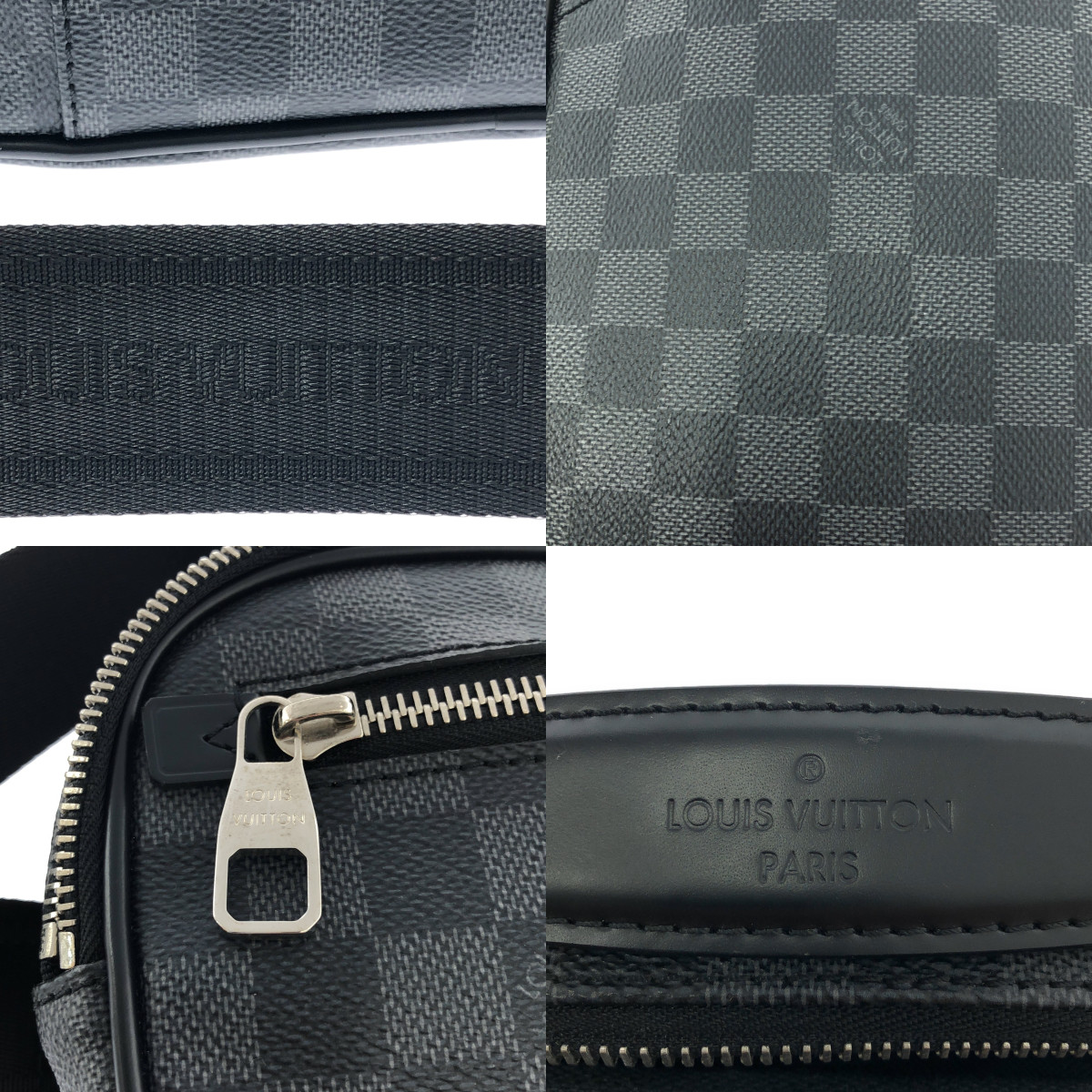 Louis Vuitton / ルイヴィトン N41289 / ダミエ グラフィット アンブレール レザー ボディバッグ