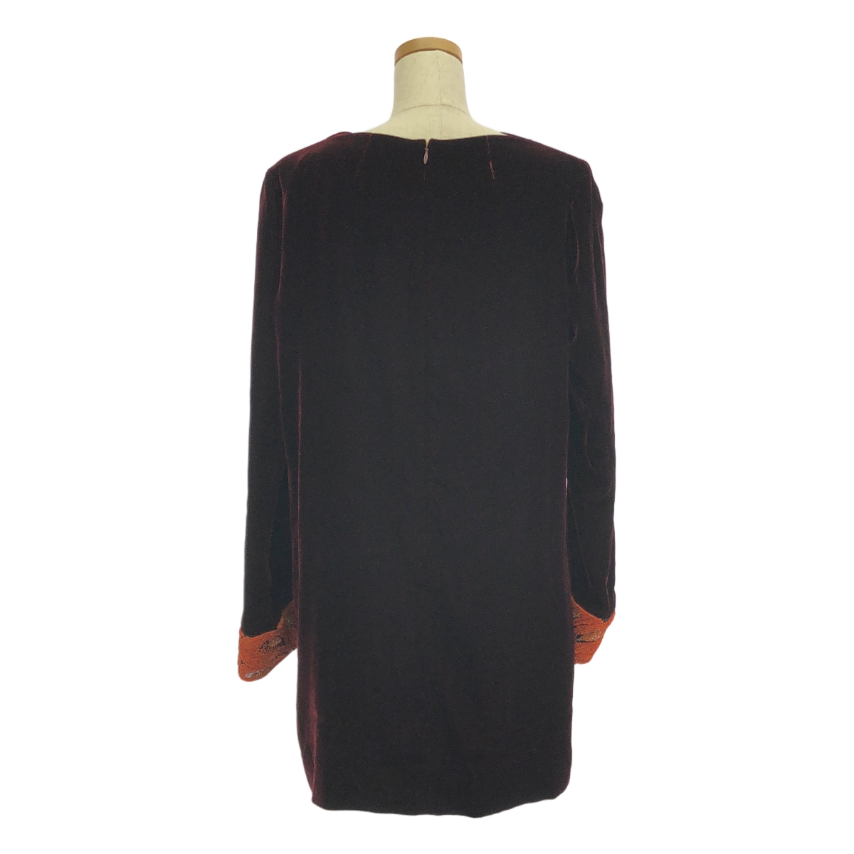 Mame Kurogouchi / マメクロゴウチ Embrolderod Velvet Plunge Mini Dress ベルベッド ミニ ワンピース