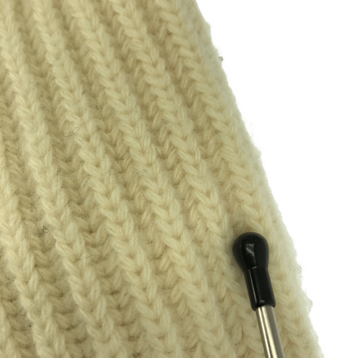 その他 ウール リブ編み ロング ニット カーディガン