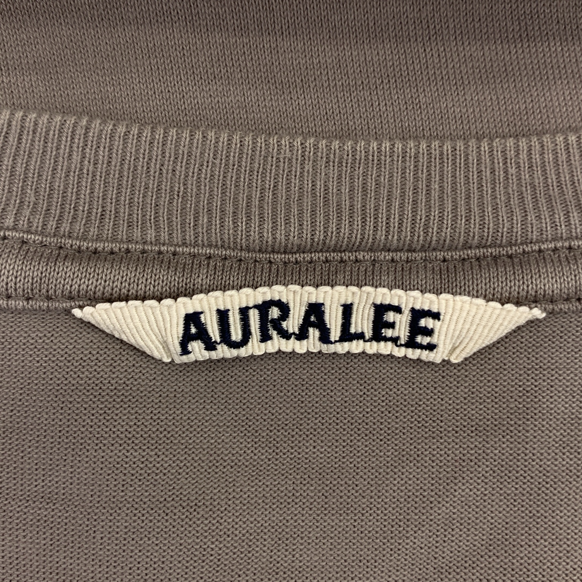 AURALEE / オーラリー LUSTER PLAITING L/S TEE ロングスリーブ カットソー