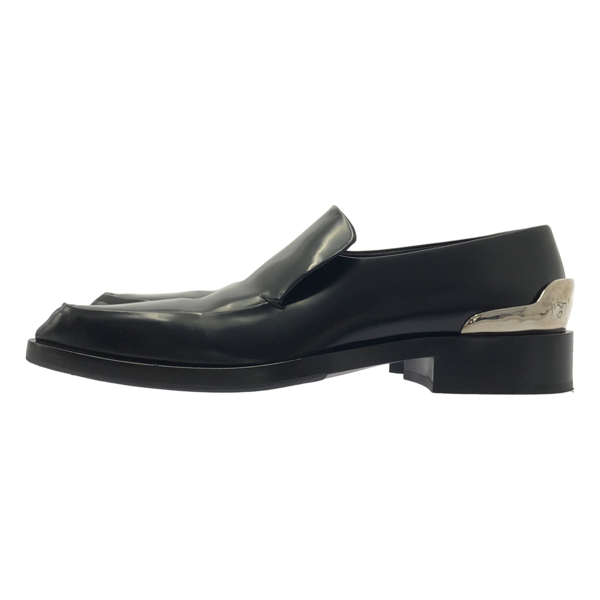 JIL SANDER / ジルサンダー LOAFER BOX LEATHER メタル ポインテッドトゥ ローファ