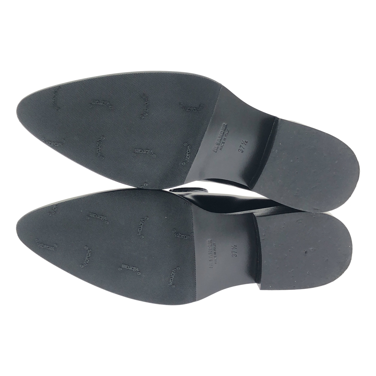 JIL SANDER / ジルサンダー LOAFER BOX LEATHER メタル ポインテッドトゥ ローファ