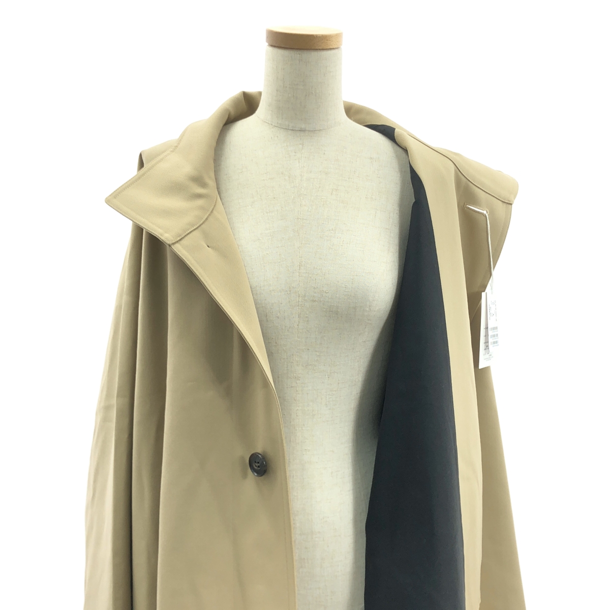 CABaN / キャバン ウールギャバジン スタンドカラーコート