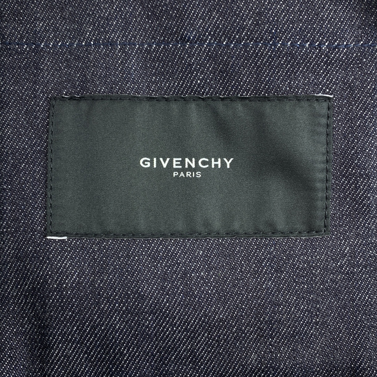 GIVENCHY / ジバンシィ スターエンボス 切替 デニムジャケット