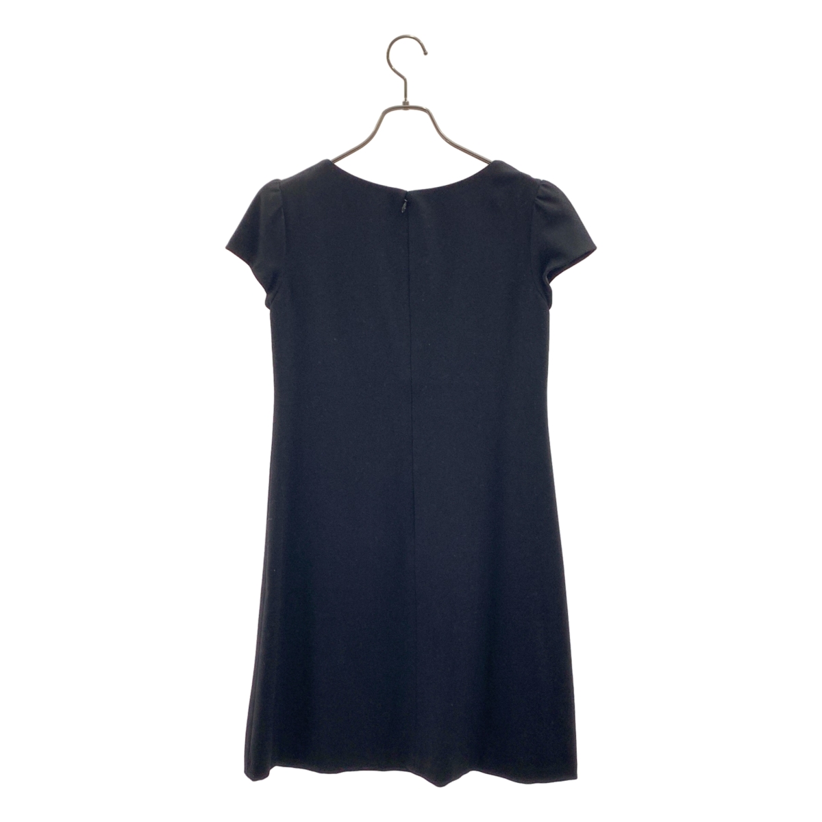 theory / セオリー ウール 装飾バックジップ ワンピース / 総裏地