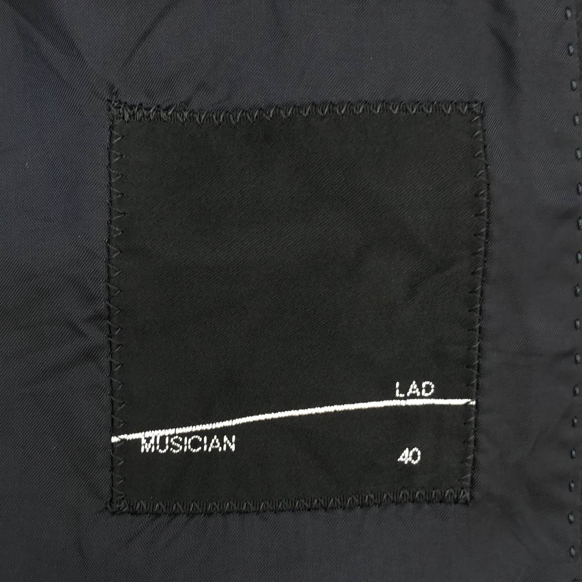 LAD MUSICIAN / ラッドミュージシャン シルクラペル 1B シングルブレスト テーラードジャケット / 総裏地