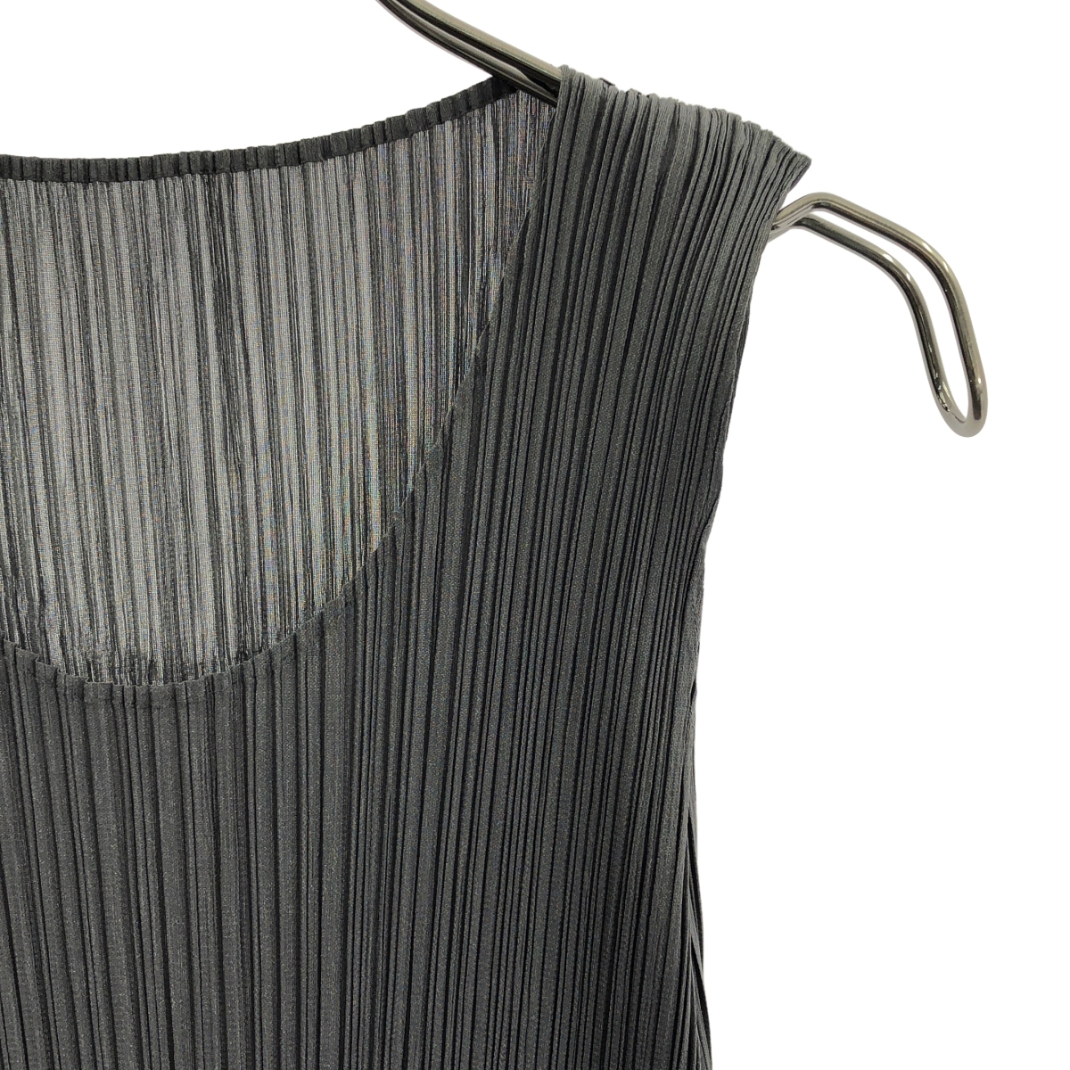 プリーツ ノースリーブ ロング ワンピース | ブランド古着の買取・委託