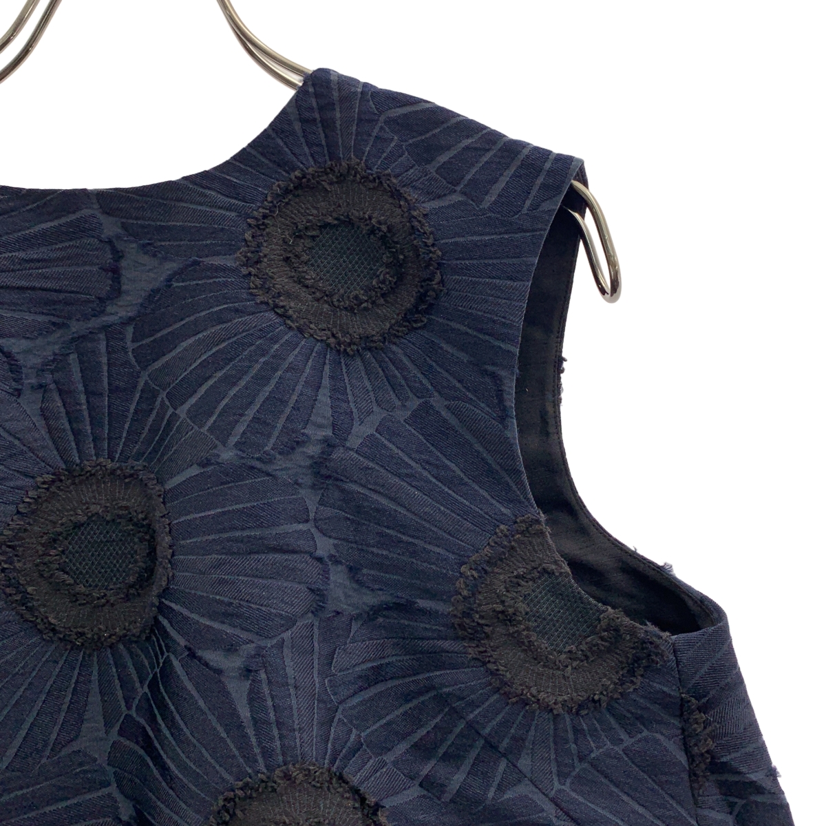 ADORE / アドーア 花柄 ジャガード プルオーバー ノースリーブブラウス