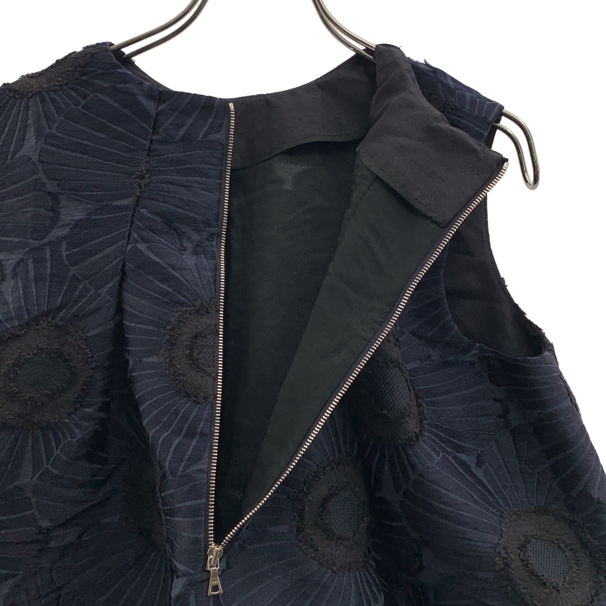 ADORE / アドーア 花柄 ジャガード プルオーバー ノースリーブブラウス