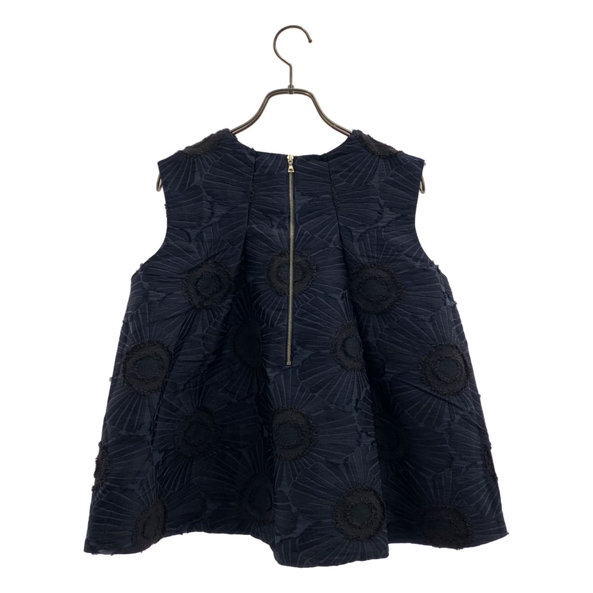 ADORE / アドーア 花柄 ジャガード プルオーバー ノースリーブブラウス