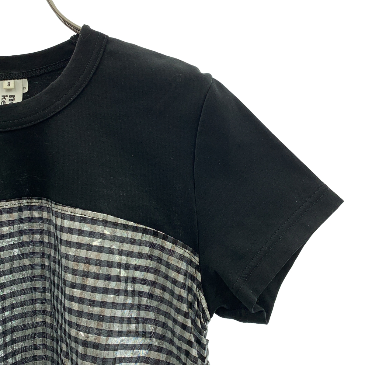 noir kei ninomiya / ノワールケイニノミヤ ダブルアジャスター クルーネック カットソー トップス