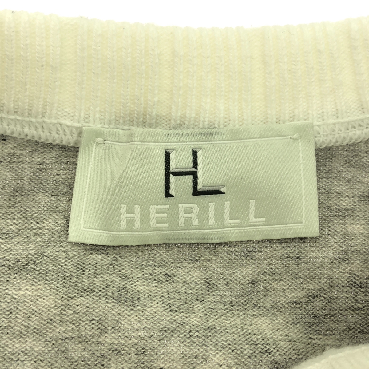HERILL / ヘリル Suvincotton Sweatshirts スビンコットン クルーネック スウェット