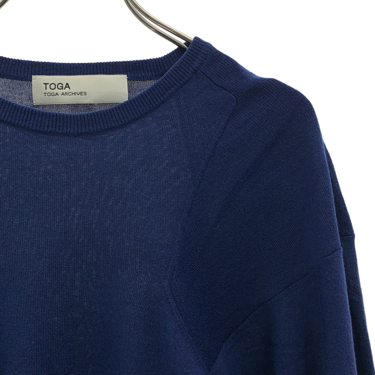 TOGA / トーガ シルク混 変形 ニット プルオーバー