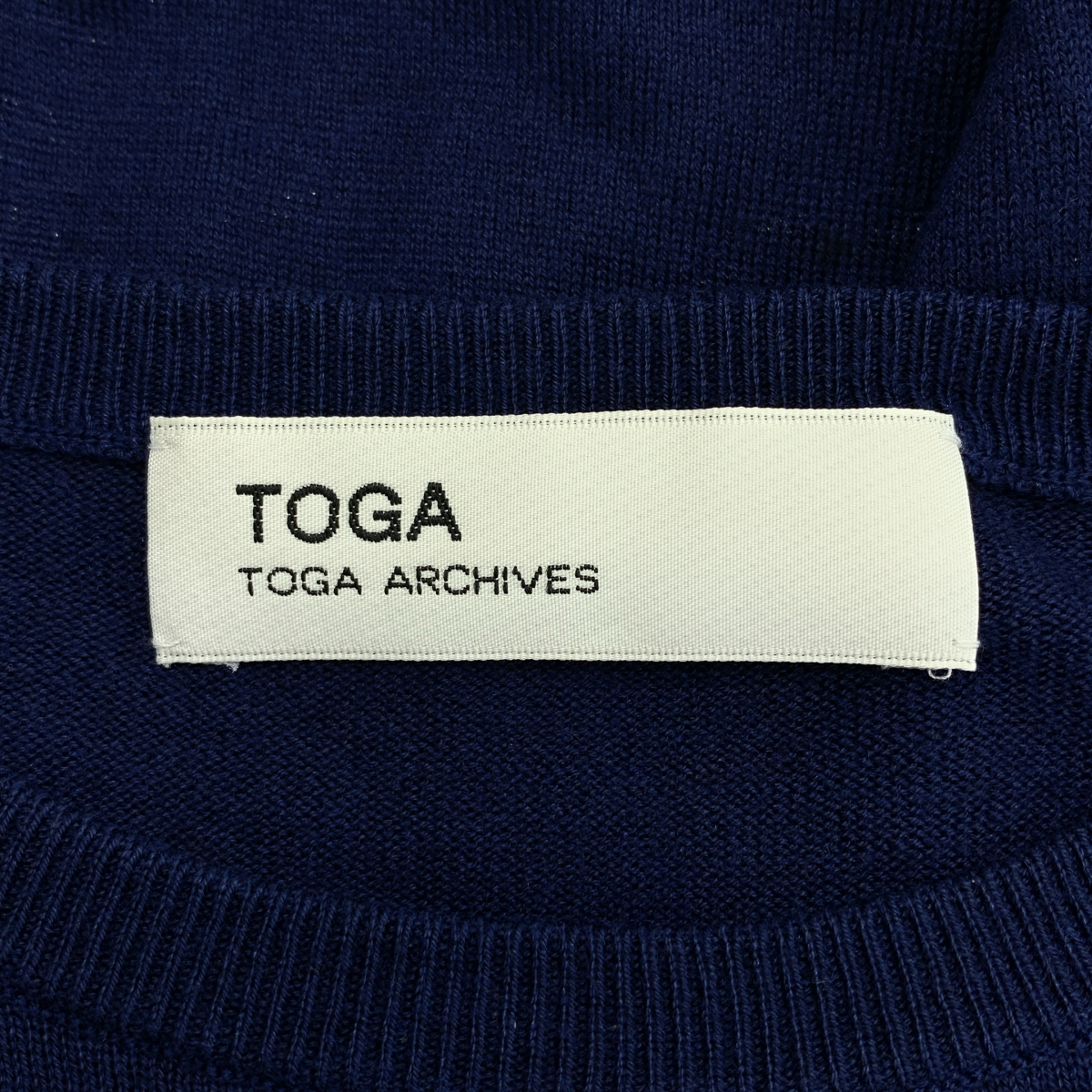 TOGA / トーガ シルク混 変形 ニット プルオーバー