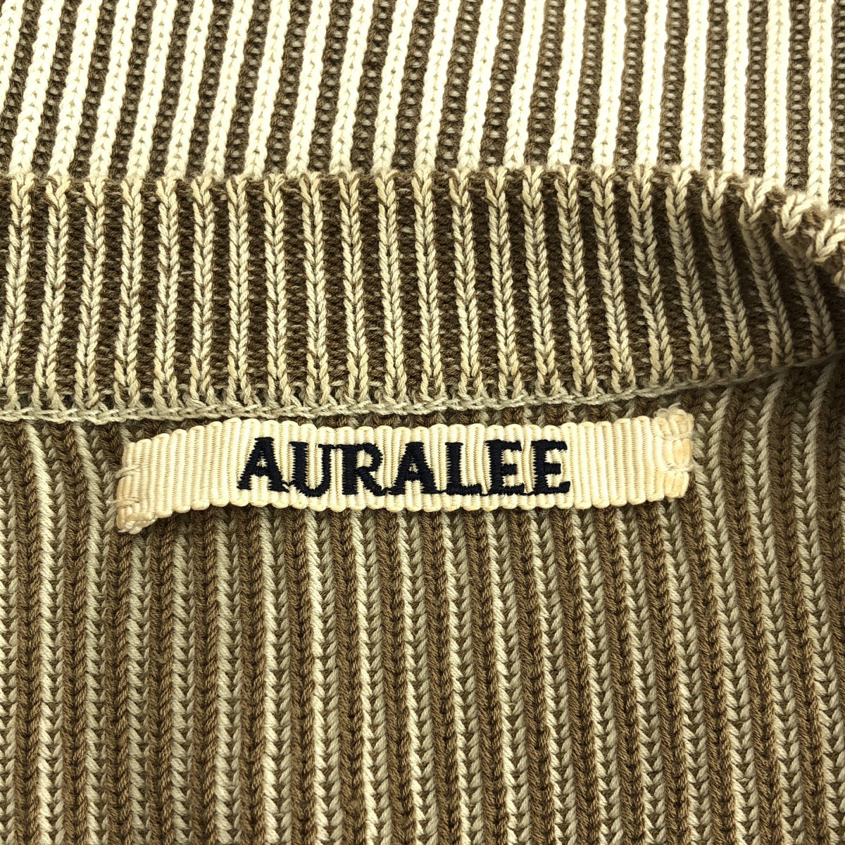 AURALEE / オーラリー SUPER HARD TWIST RIB KNIT スーパーハード ツイスト リブニット セーター