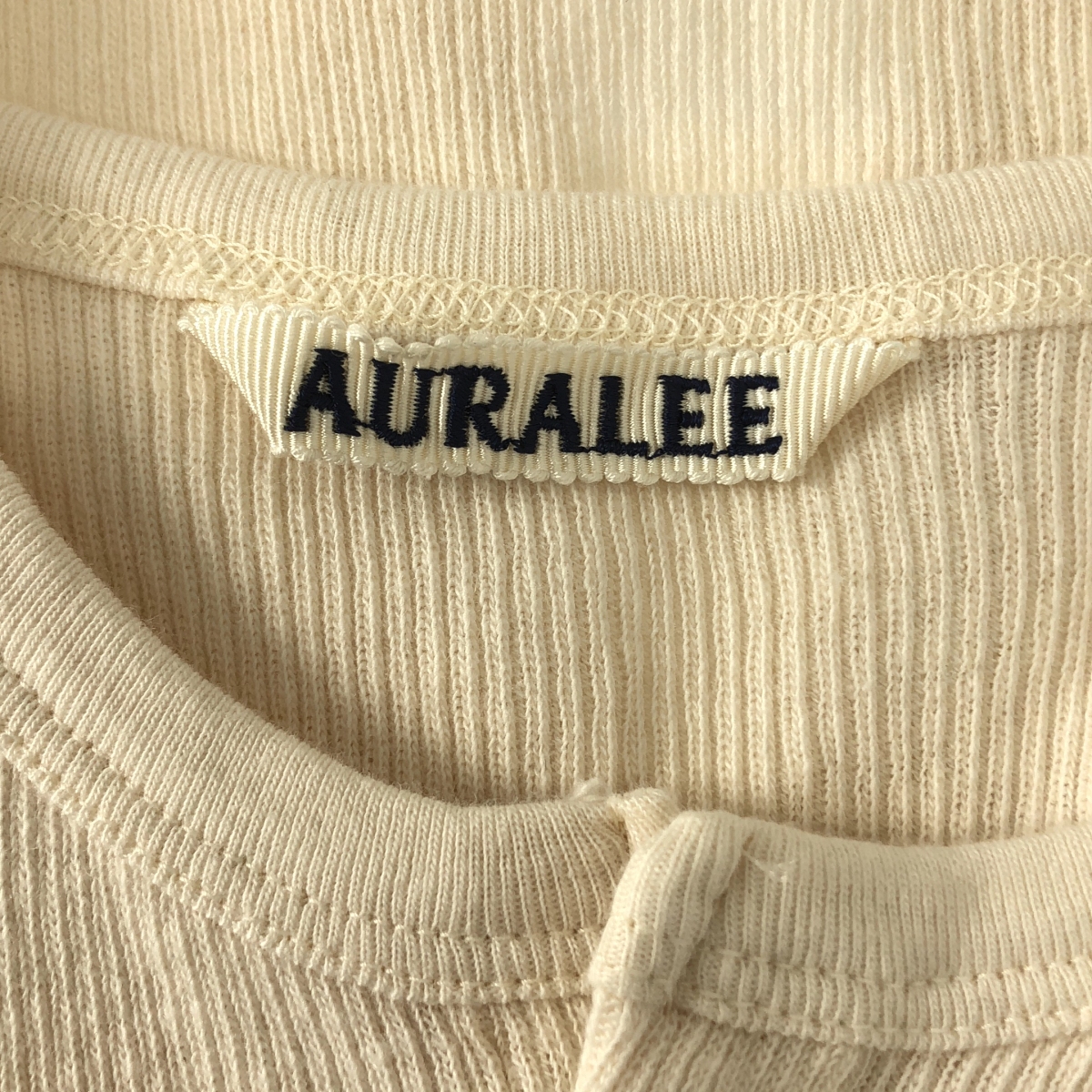 AURALEE / オーラリー ORGANIC SOFT RIB TANK TOP タンクトップ