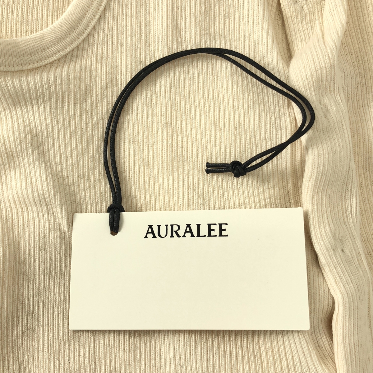 AURALEE / オーラリー ORGANIC SOFT RIB TANK TOP タンクトップ