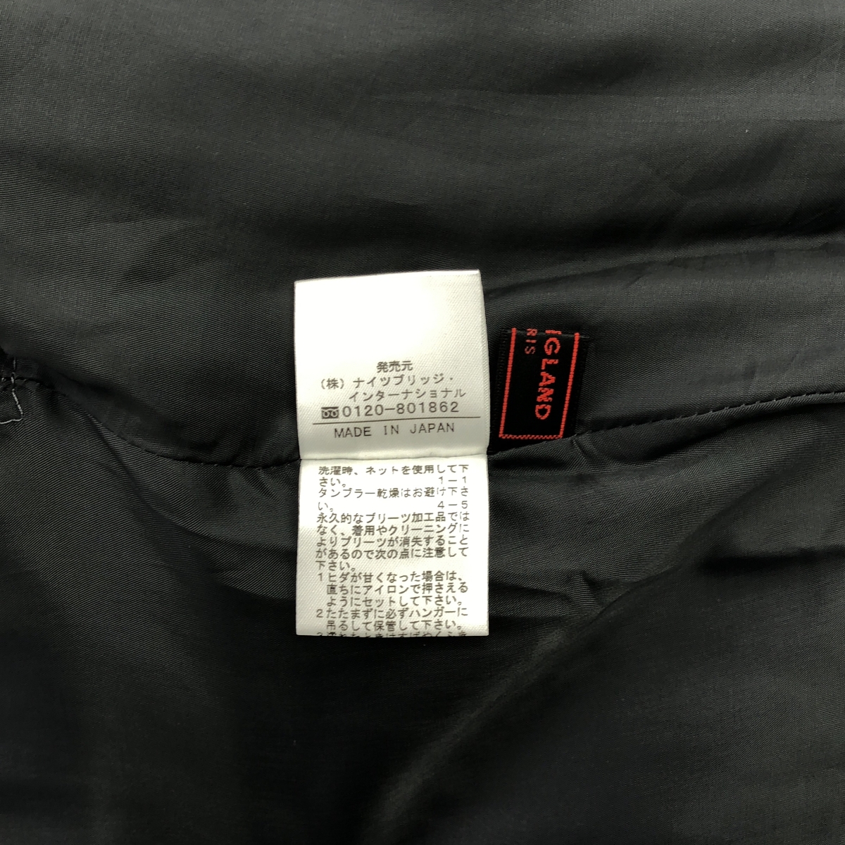 その他 プリーツ サイドジップ スカート / 裏地付き