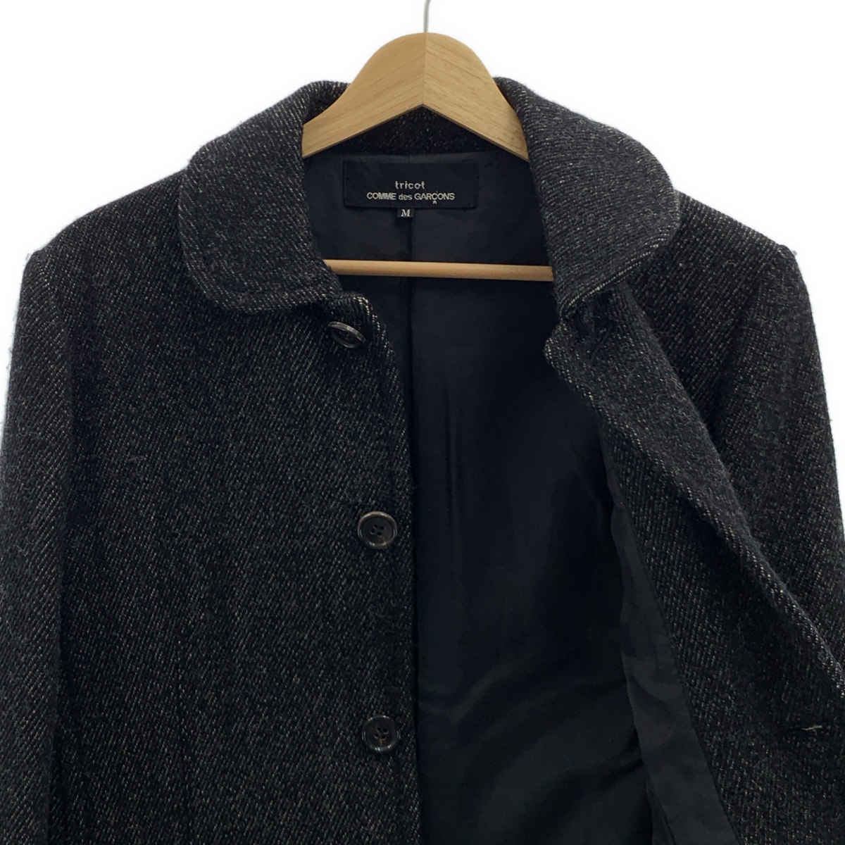 tricot COMME des GARCONS / トリココムデギャルソン ウール ラウンドカラー ワークジャケット