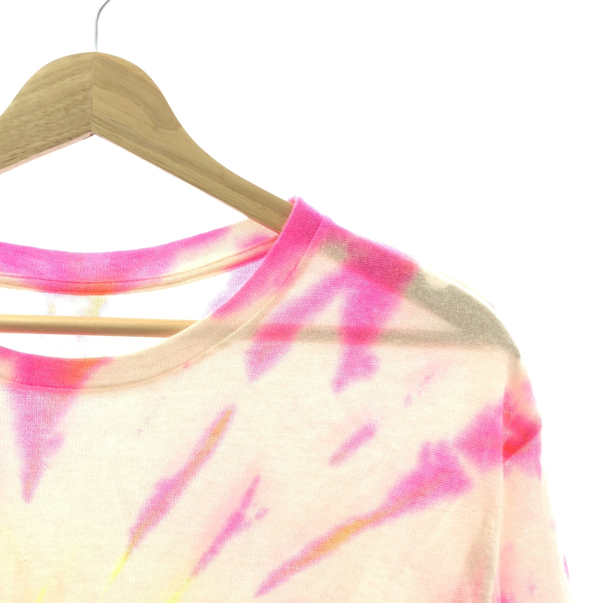 The Elder Statesman / ジエルダーステイツマン カシミヤ シルク タイダイ クルーネックニット