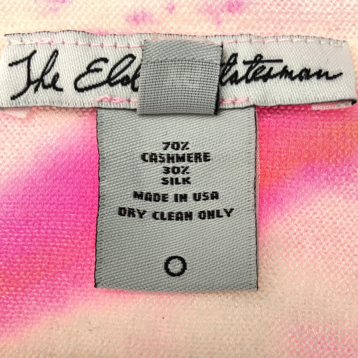 The Elder Statesman / ジエルダーステイツマン カシミヤ シルク タイダイ クルーネックニット