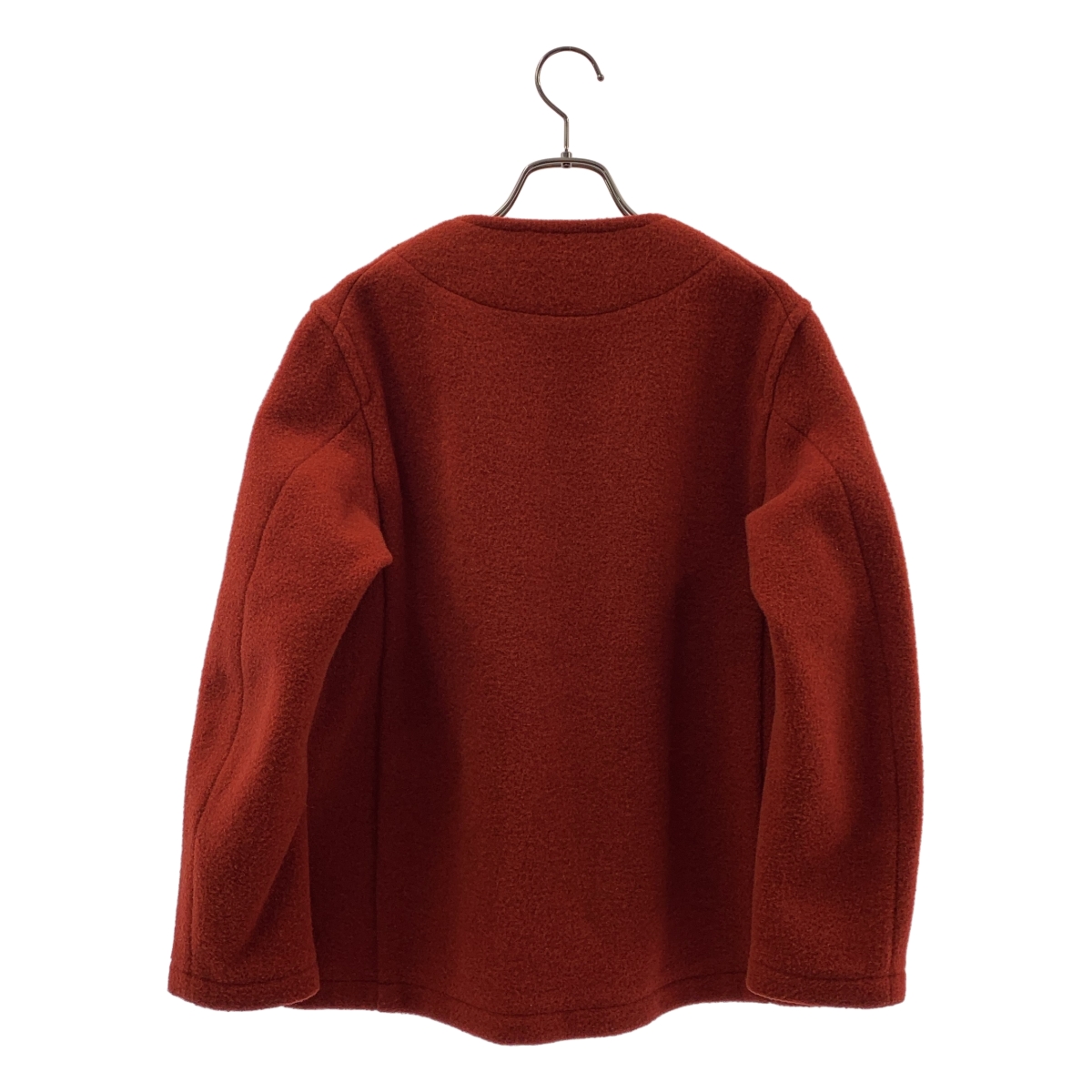 DANTON / ダントン ウール モッサ ノーカラージャケット