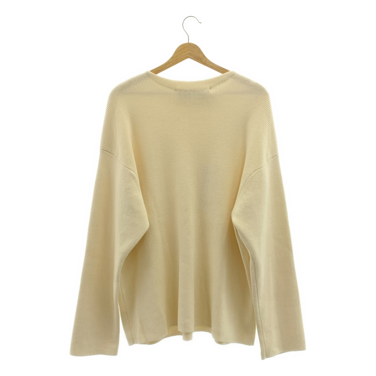 その他 ウール混 リブ ニット プルオーバー