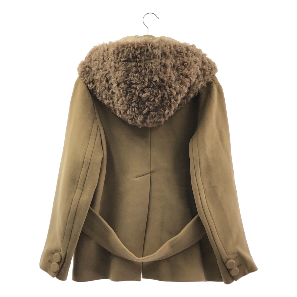 TELA / テラ ファーフード付き ショートコート