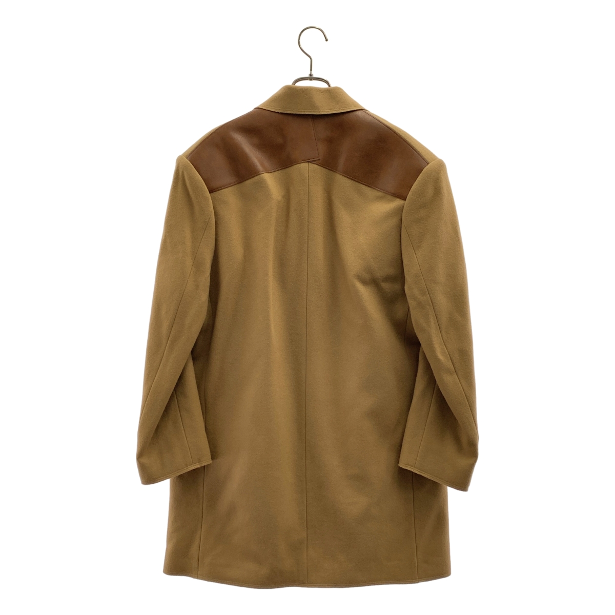 JUNYA WATANABE COMME des GARCONS / ジュンヤワタナベ ウール カットオフ フェイクレザー ジャケット