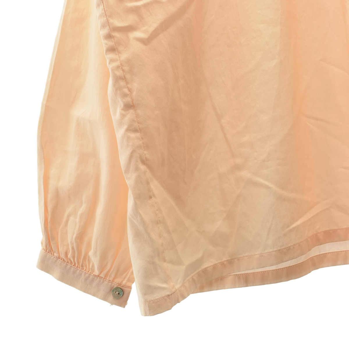 humoresque / ユーモレスク gather blouse skin / コットン シルク ギャザー シャツ ブラウス