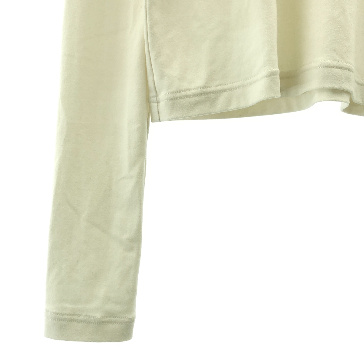 その他 ワンポイントロゴ ハイネック カットソー