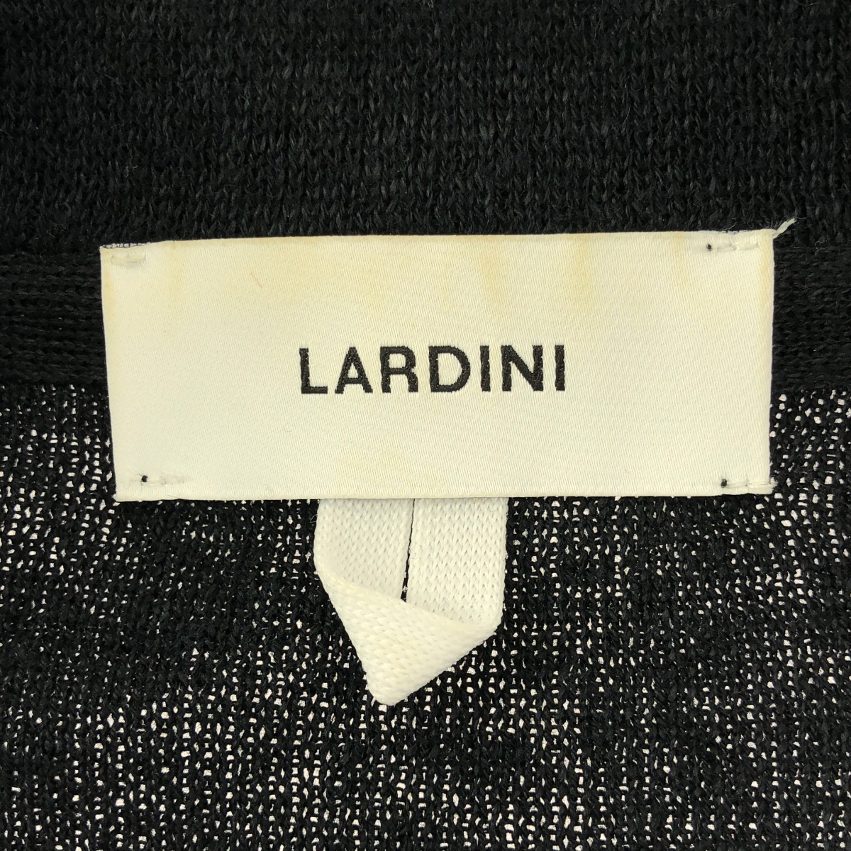 LARDINI / ラルディーニ リネン コットン ニット ダブルブレスト ジャケット