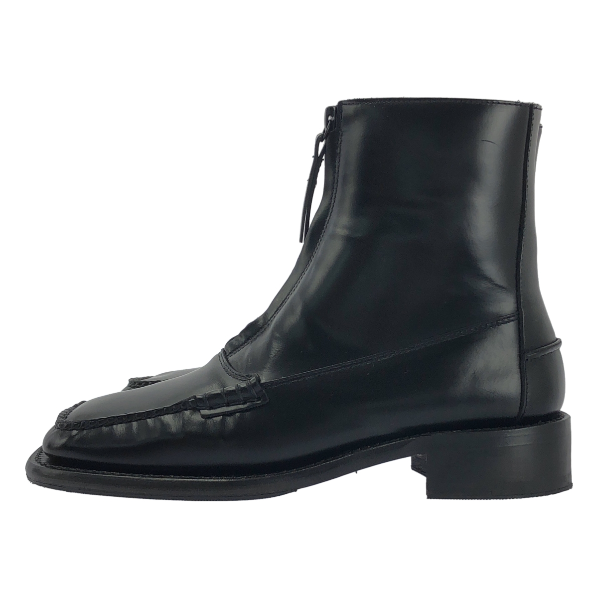 HEREU / ヘレウ mallera レザー スクエアトゥ ブーツ