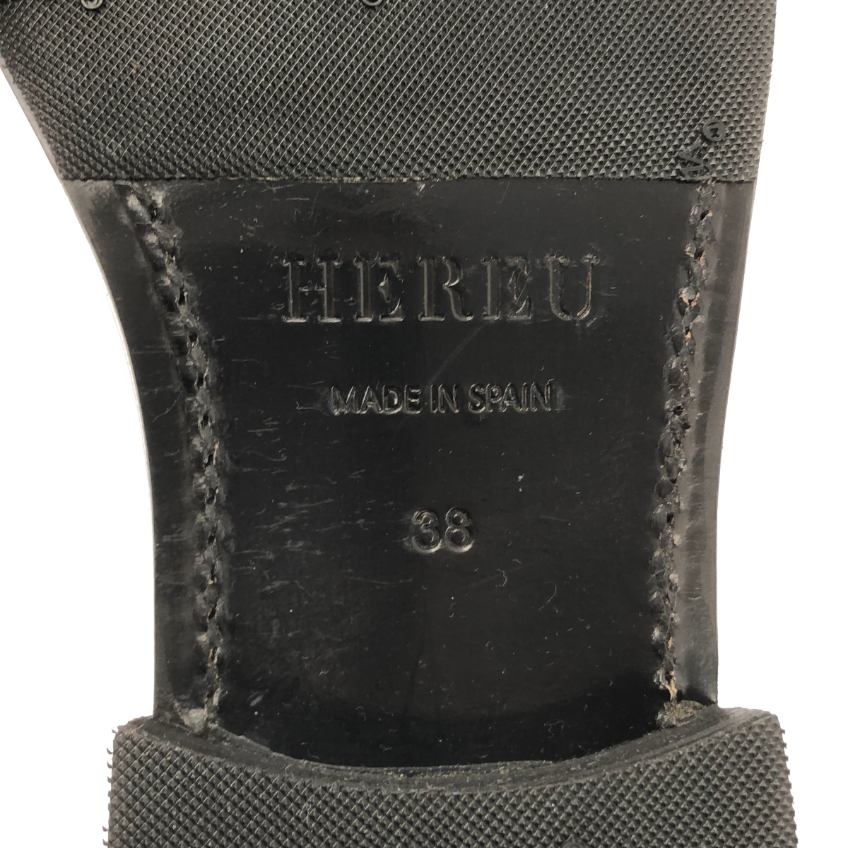 HEREU / ヘレウ mallera レザー スクエアトゥ ブーツ