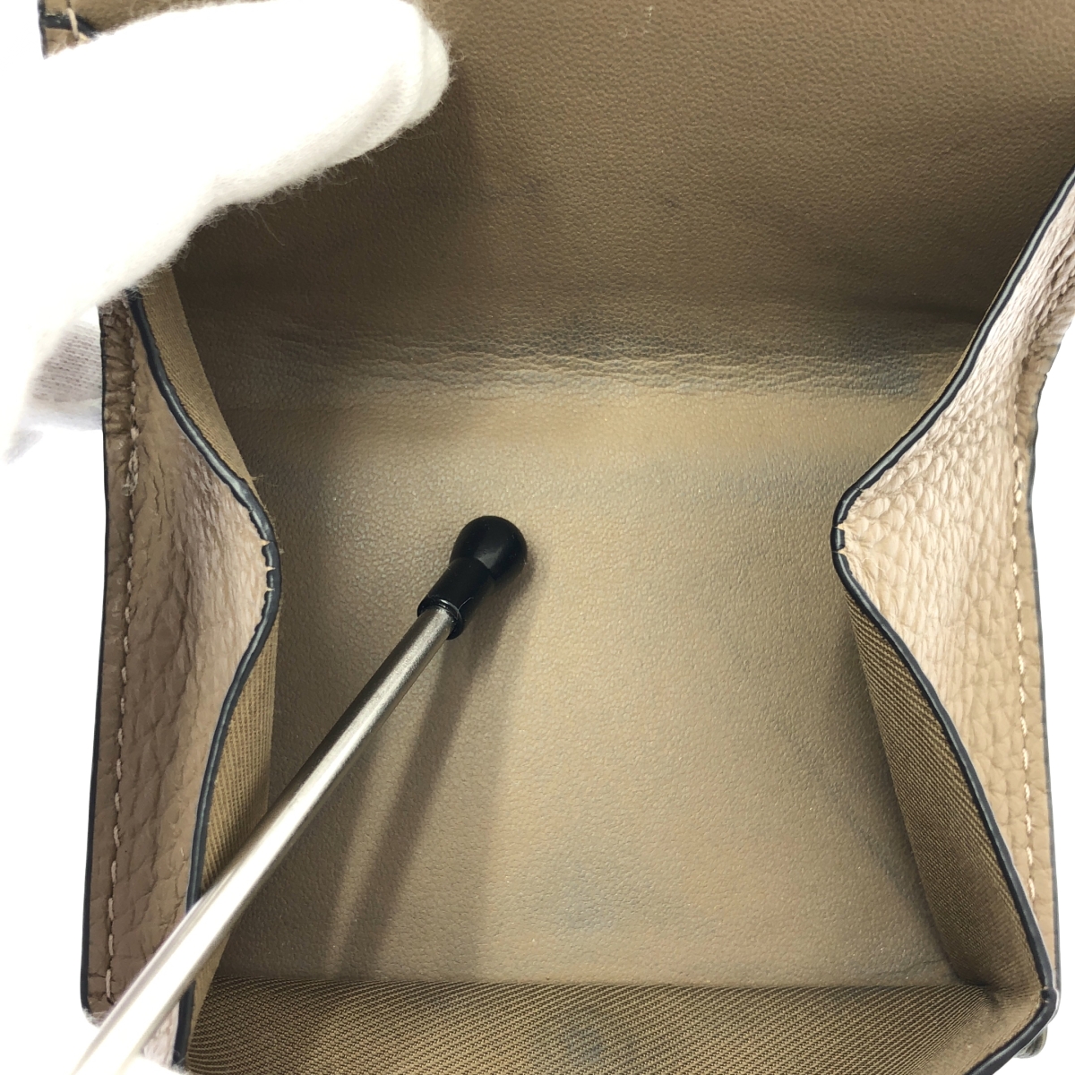 COACH / コーチ レザー コンパクトウォレット 三つ折り 財布