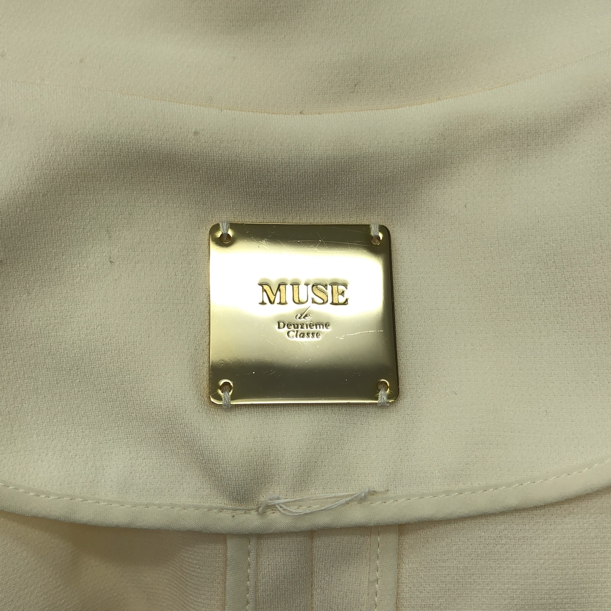 Deuxieme Classe / ドゥーズィエムクラス ウラナシ トリアセ ジョーゼット オーバー コート