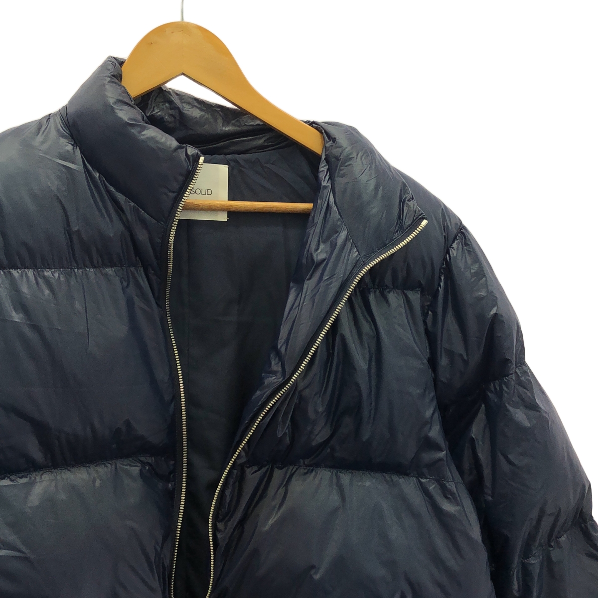 MIDIUMISOLID / ミディウミソリッド 中綿 ドローストリング フルジップ ジャケット ブルゾン