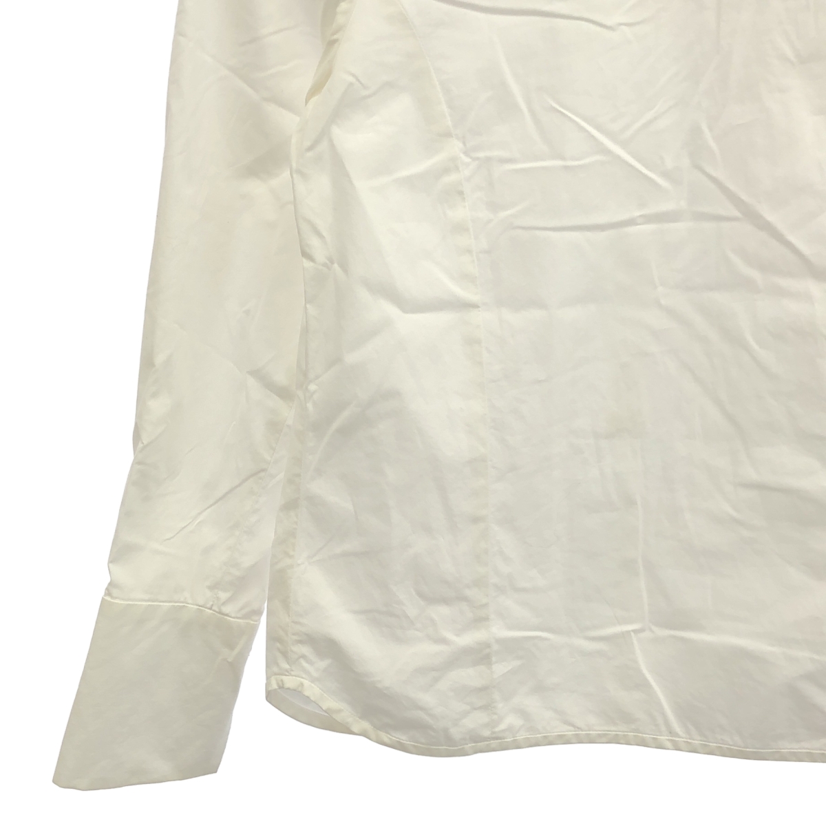 Mame Kurogouchi / マメクロゴウチ スタンドカラー ストレッチコットン プルオーバー ブラウス