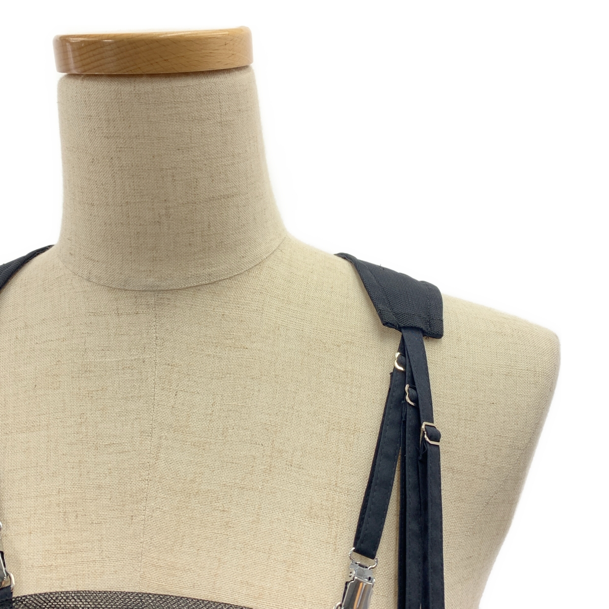 noir kei ninomiya / ノワールケイニノミヤ ポリエステル チュール ボリューム ビスチェ トップス