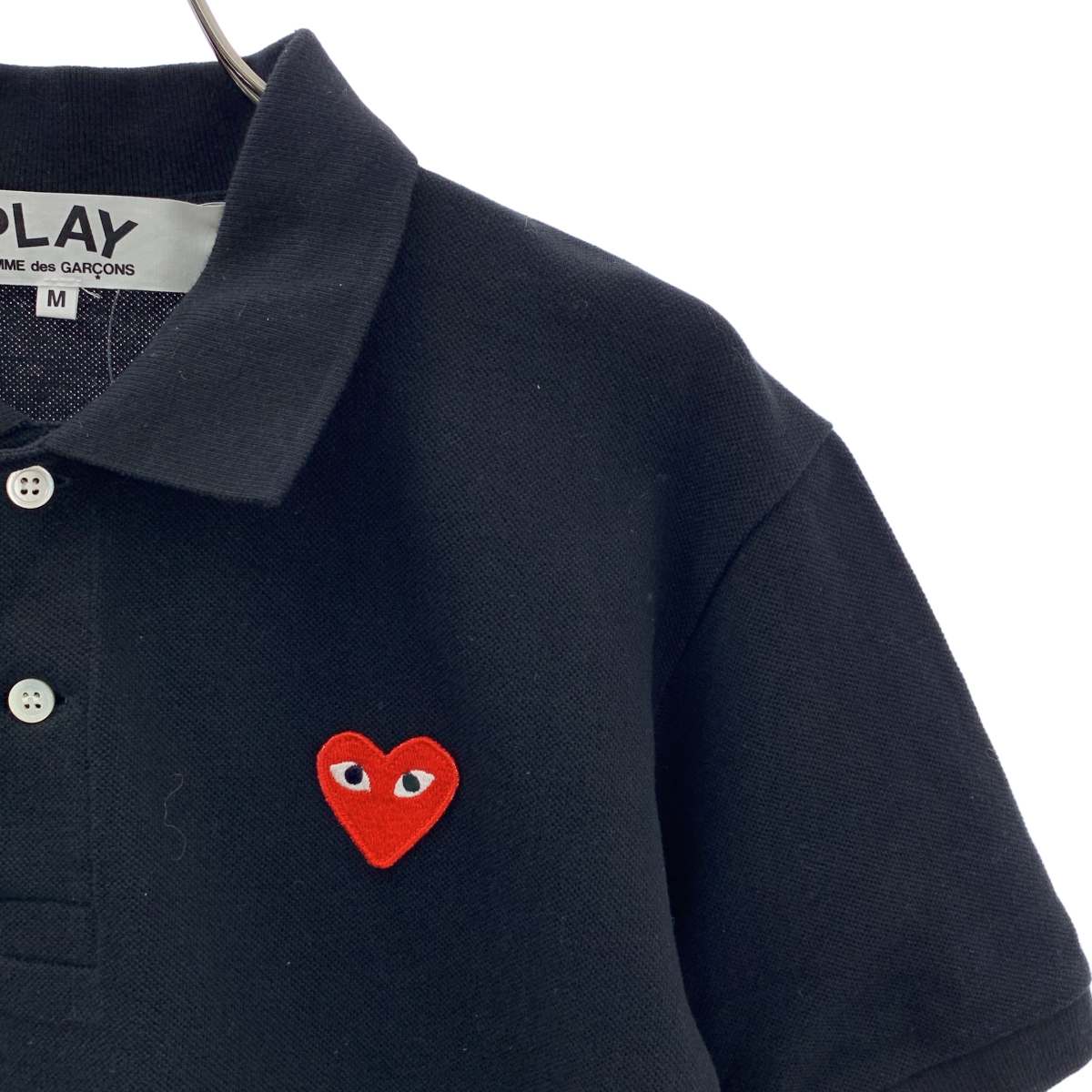 PLAY COMME des GARCONS / プレイコムデギャルソン ハートワッペン ポロシャツ カットソー