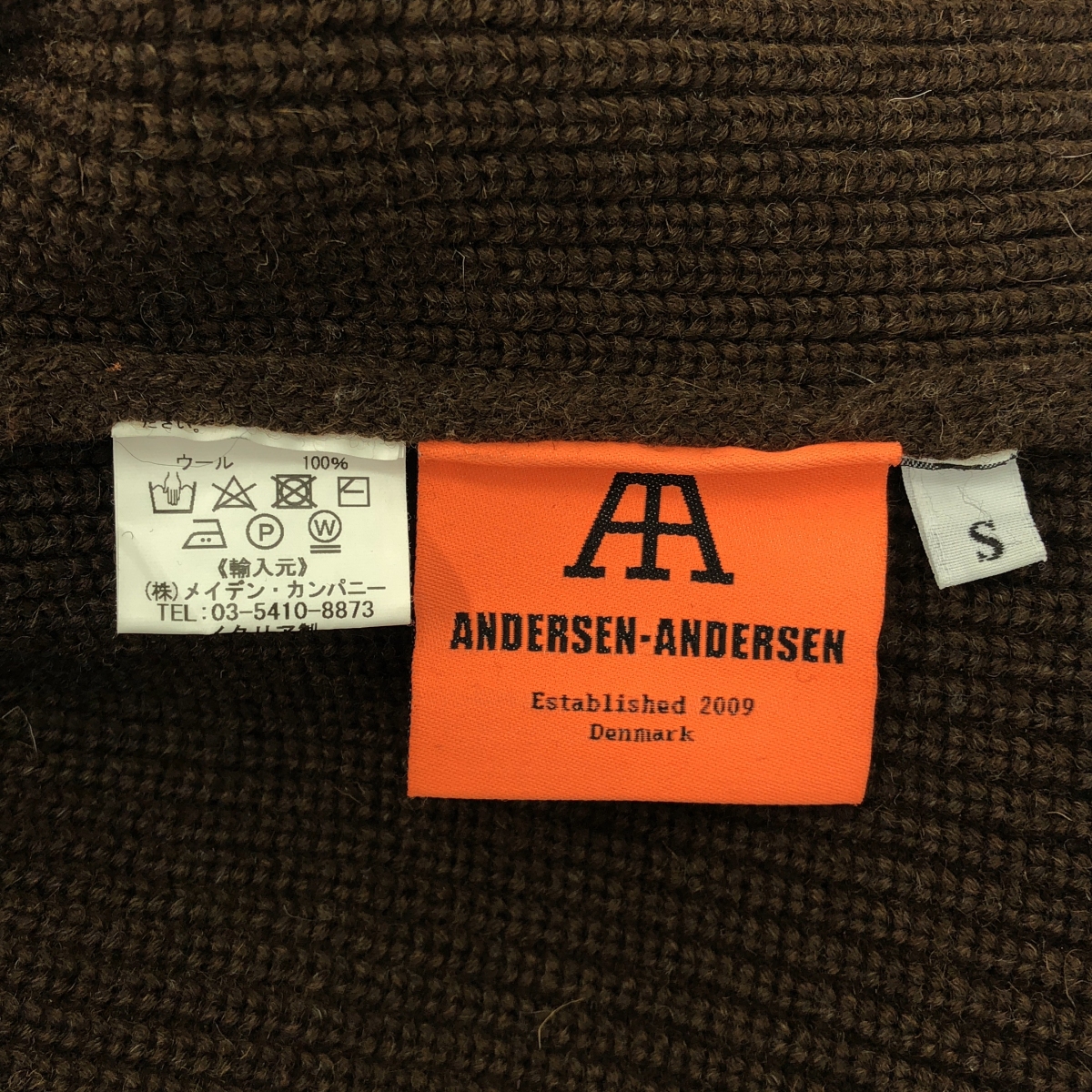 ANDERSEN-ANDERSEN / アンデルセンアンデルセン メリノウール 5ゲージ クルーネックニット