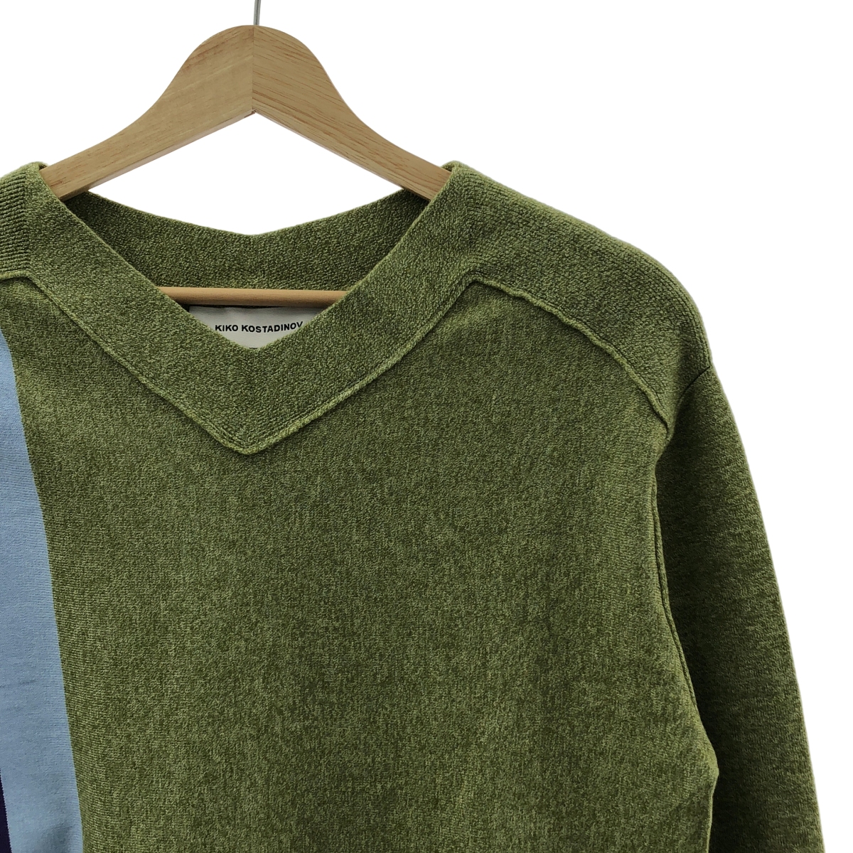 Kiko Kostadinov / キココスタディノフ OSTRO JUMPER カシミヤ混 ライン クルーネックニット