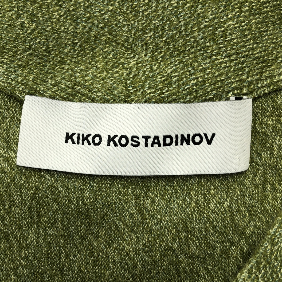 Kiko Kostadinov / キココスタディノフ OSTRO JUMPER カシミヤ混 ライン クルーネックニット