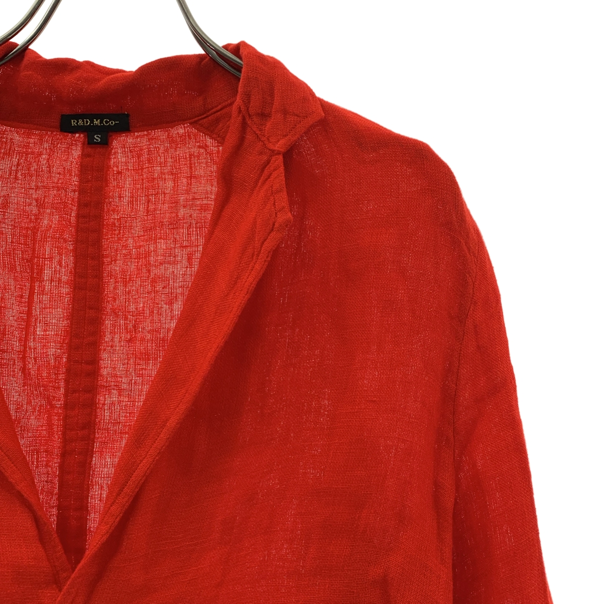 R&D.M.Co / オールドマンズテーラー リネン シェルボタン 2B ジャケット