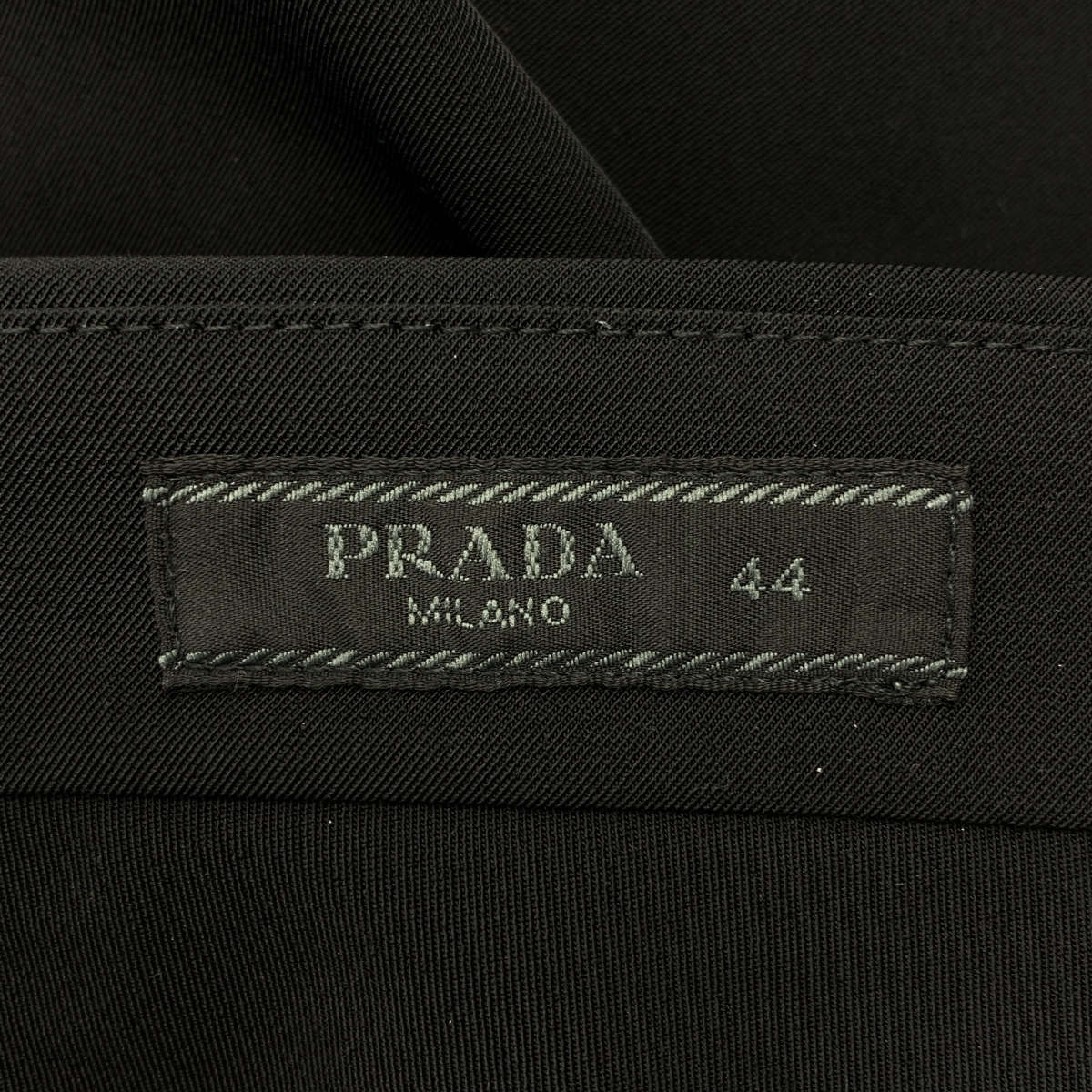 PRADA / プラダ ジップ テーパードスラックス パンツ