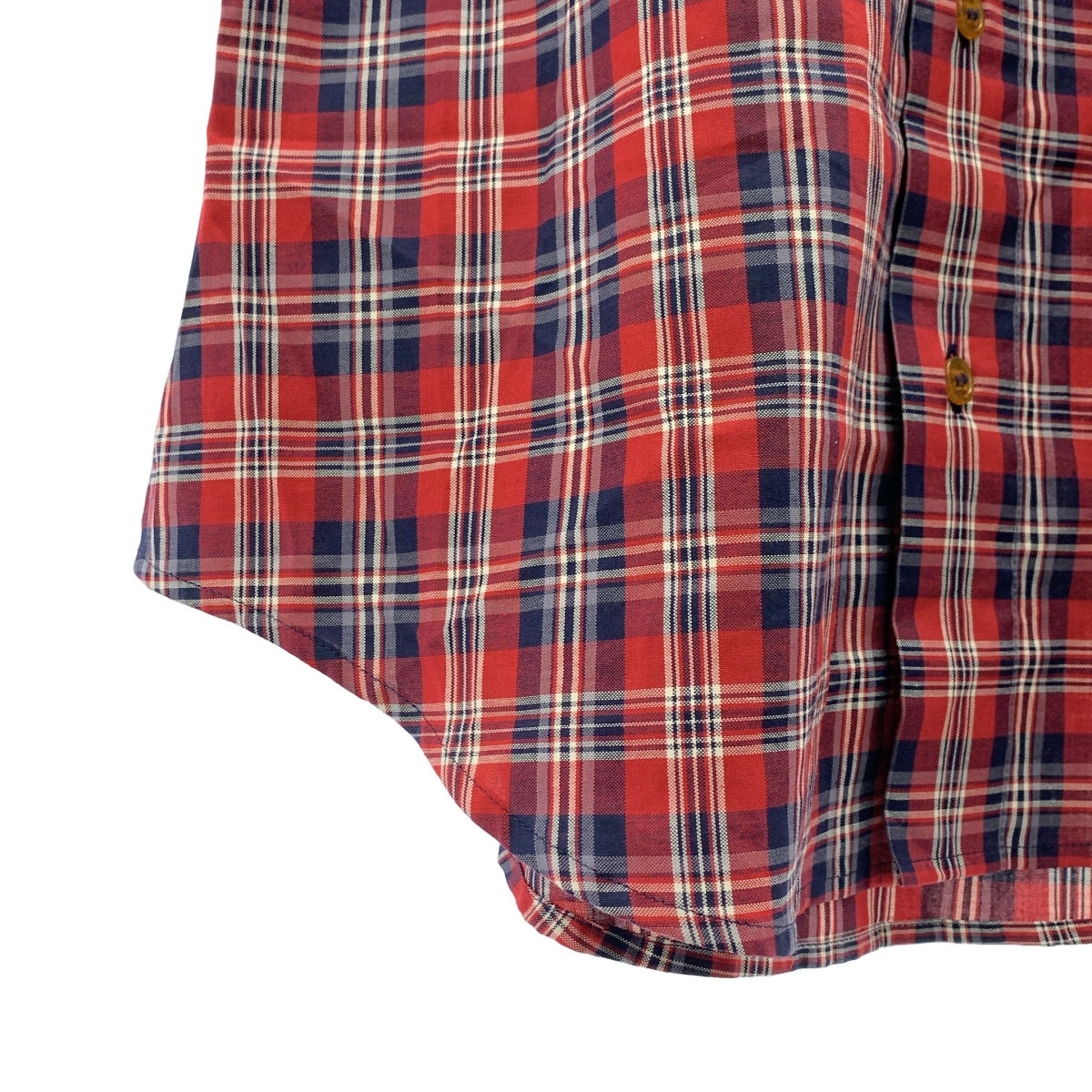 Vivienne Westwood MAN / ヴィヴィアンウエストウッドマン コットン チェック オーブ 半袖シャツ