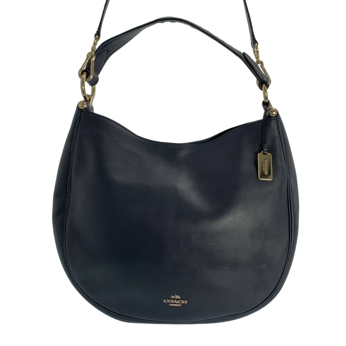 COACH / コーチ ノマド ホーボー レザー ハーフムーン 2way ショルダーバッグ